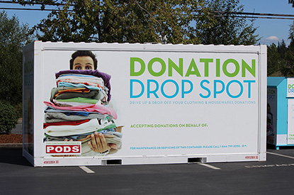 Exterior of GreenDrop donation center