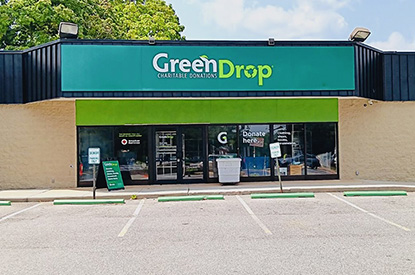 Exterior of GreenDrop donation center