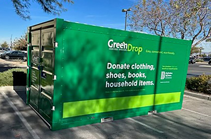 Exterior of GreenDrop donation center