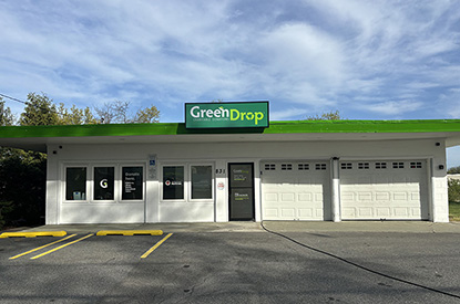 Exterior of GreenDrop donation center