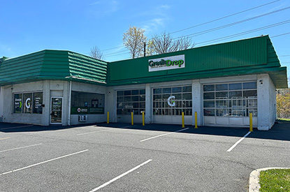 Exterior of GreenDrop donation center