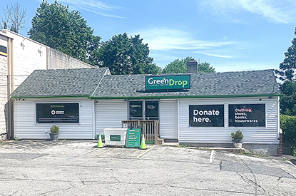 Exterior of GreenDrop donation center