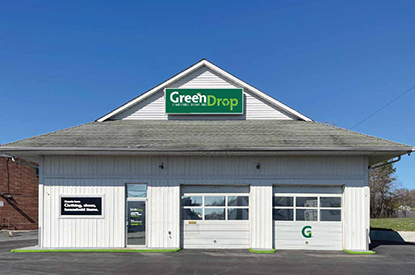 Exterior of GreenDrop donation center