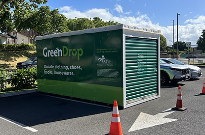 Exterior of GreenDrop donation center