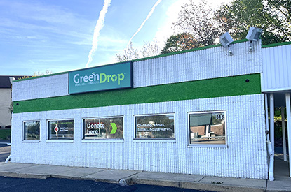 Exterior of GreenDrop donation center