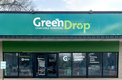 Exterior of GreenDrop donation center
