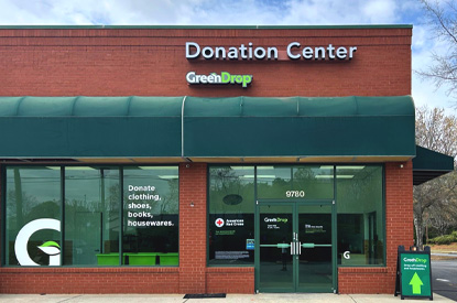 Exterior of GreenDrop donation center